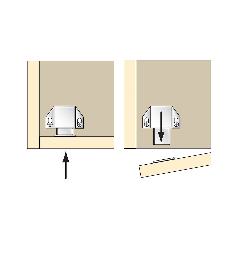 Magnetic One-Touch Latches