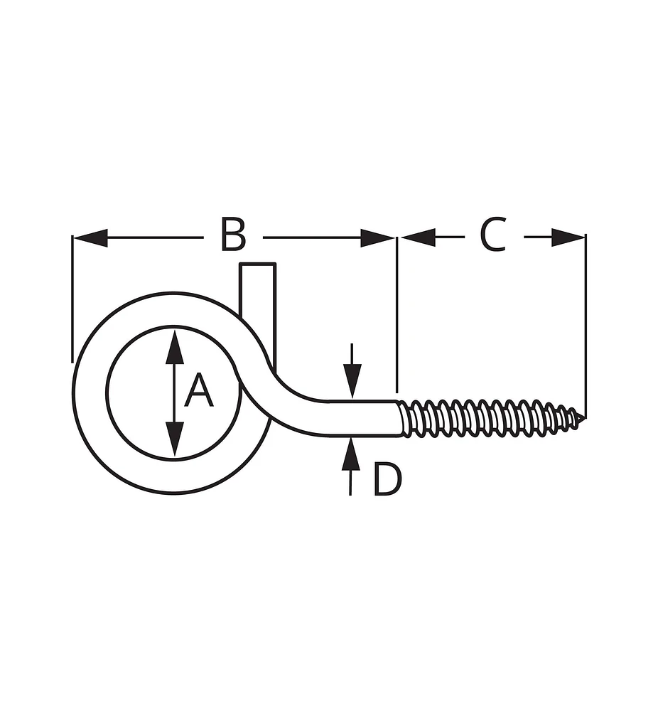 Stainless-Steel Loop Hooks