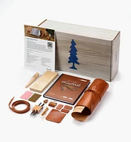 Trousse-projet pour porte-carnet en cuir