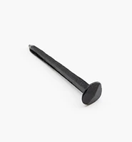 Black Steel Diamond-Head Forged Nails from Clouterie Rivierre