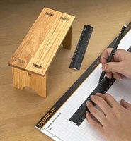 Set of 4 Veritas Metric Aluminum Bench Rules