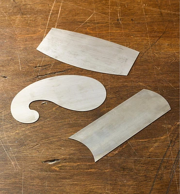Super-Hard Curved Scraper Sets