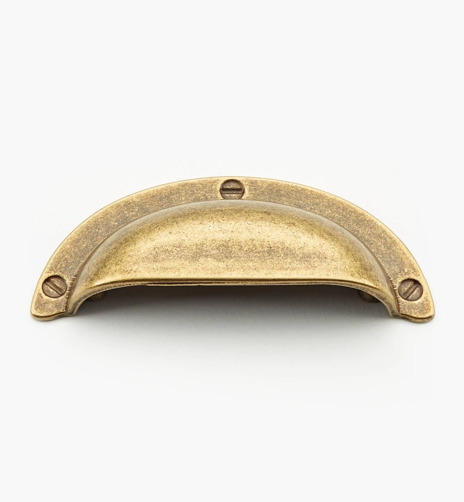 Cast Brass Shell Pulls