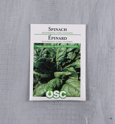 OSC Spinach Seed Packet
