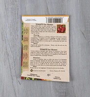 OSC Organic Vegetable Seed Packets