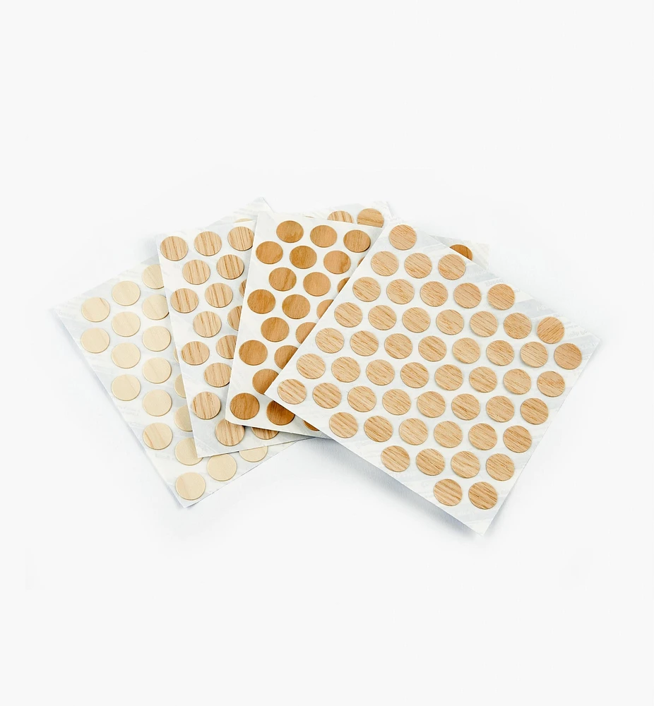 Unfinished Wood Screw Covers