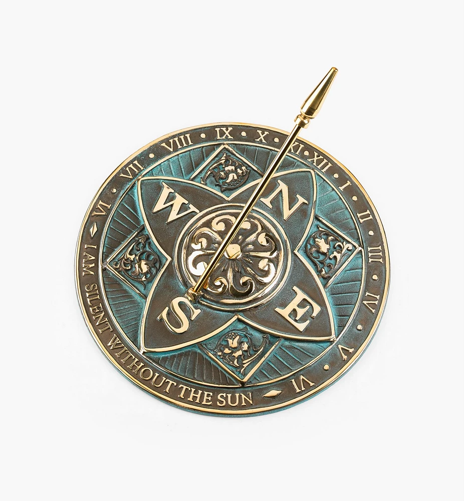 Cast Brass Sundial