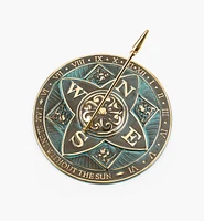 Cast Brass Sundial