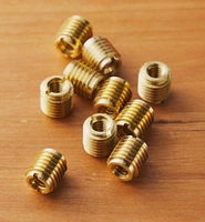 1/4-20 Brass Knife-Edge Insert Nuts