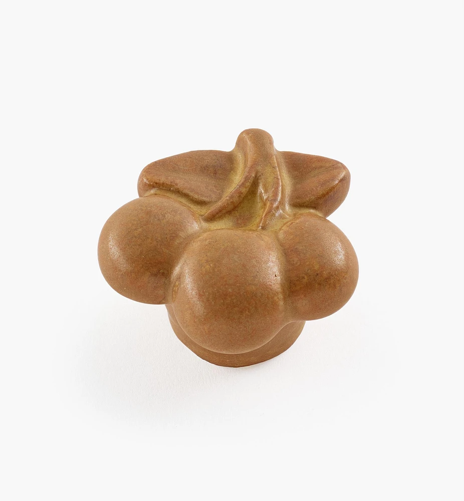 Boutons en céramique à motif de cerise