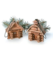Log Cabin and Barn Ornament Kits