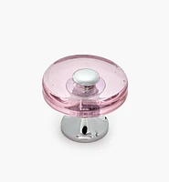 Tinted Glass Disc Knob