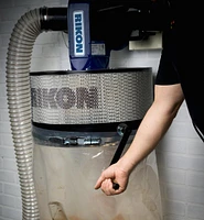 Rikon 1 hp Wall-Mount Dust Collector (Model 60-101)