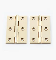 Extruded Brass Fixed-Pin Butt Hinges