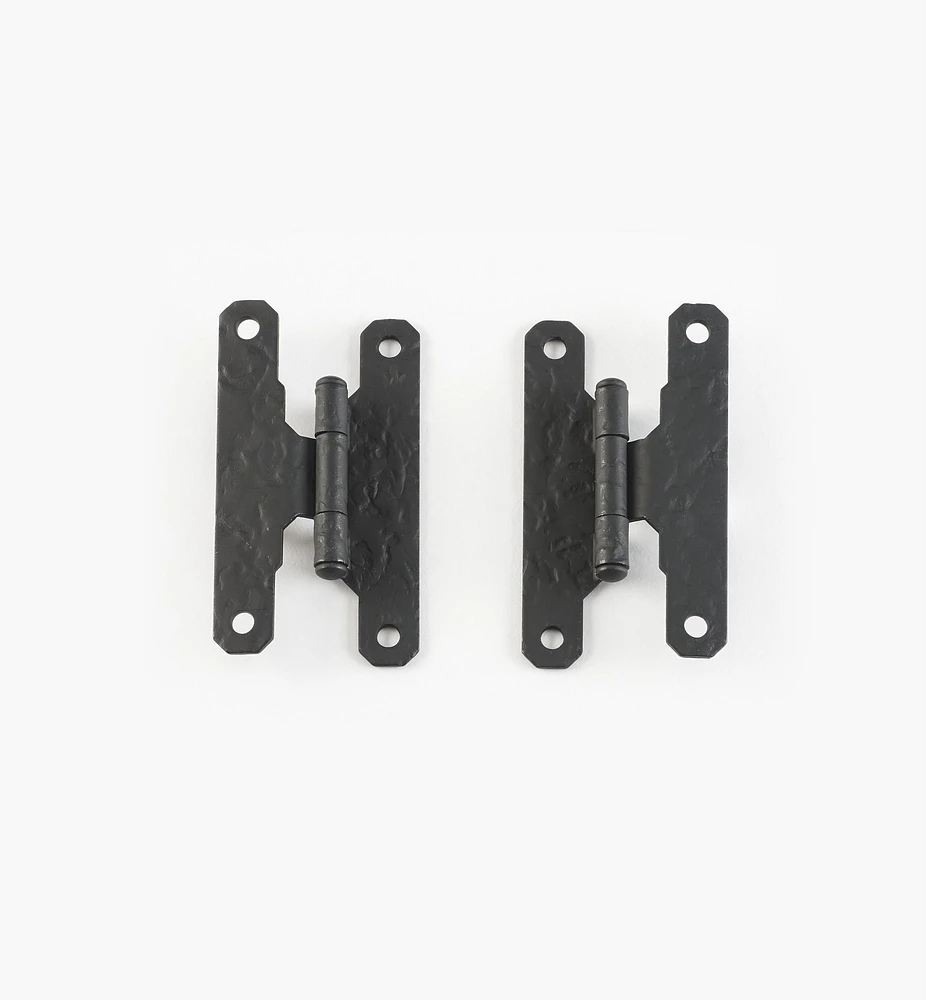 “Forged Iron” Rough H-Hinges