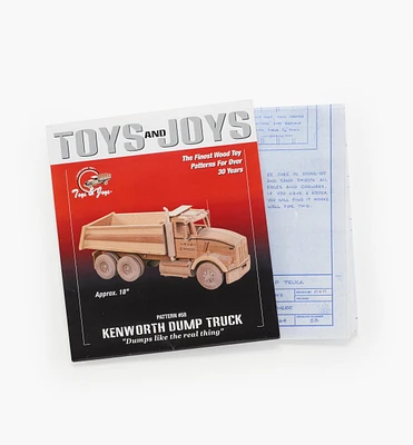 Toy Kenworth Dump Truck Plan