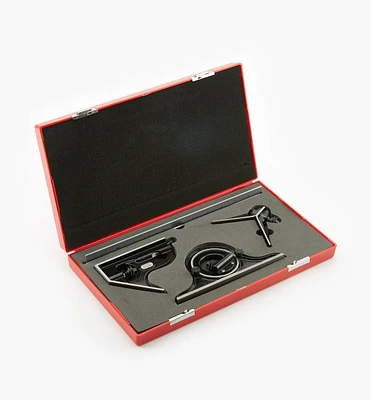 Starrett 12" Premium 4-Piece Combination Square Set