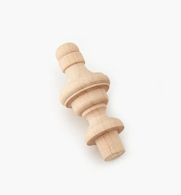 Hardwood Emperor Finial