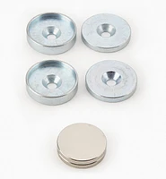 Rare-Earth Magnet, Cup & Washer Sets