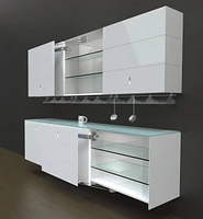 Mécanismes pour porte parallèle Servetto