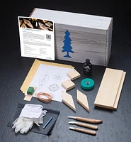 Make It Yourself Chip Carving Holiday Ornaments Kit
