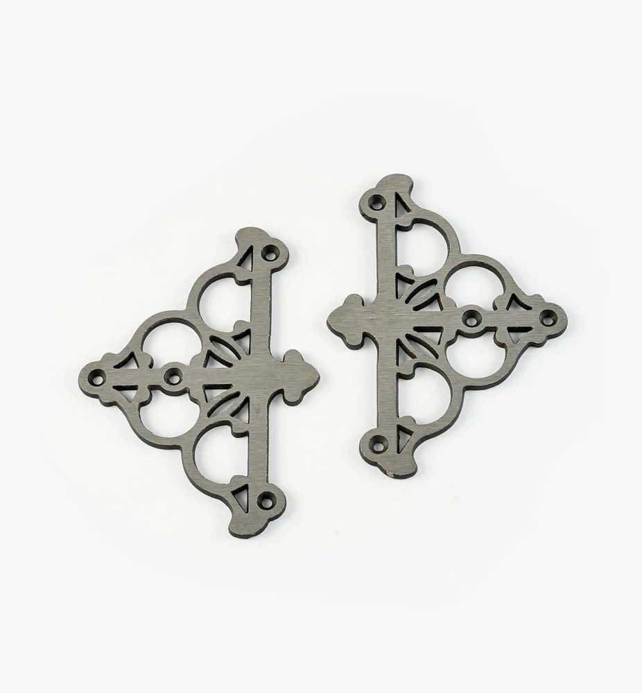 Victorian Screen Door Center Rail Brackets