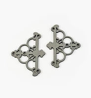 Victorian Screen Door Center Rail Brackets