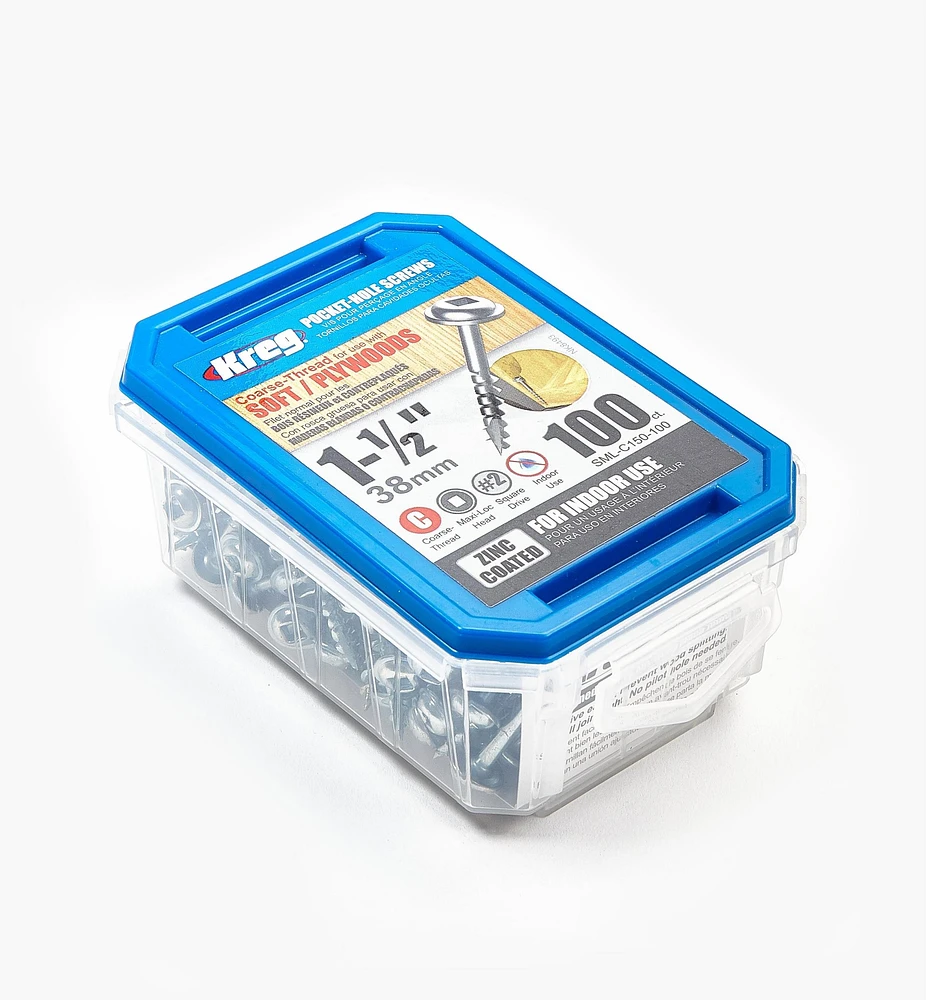 Kreg Washer-Style Head Pocket-Hole Screws