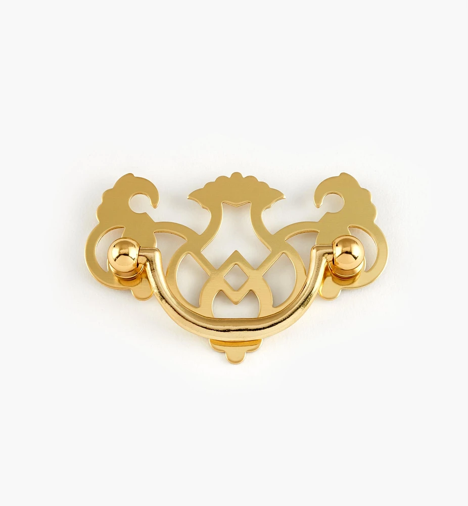 Pierced Brass Cabinet Handles