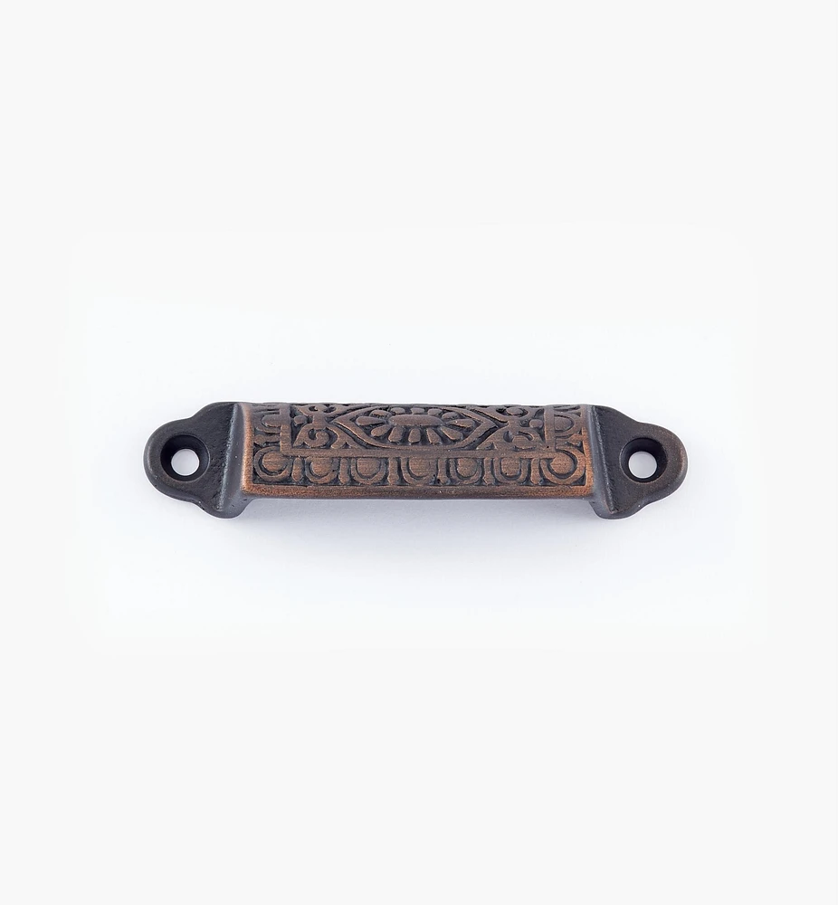 Cast Victorian 1/4 Round Pulls