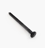 Black Steel Diamond-Head Forged Nails from Clouterie Rivierre