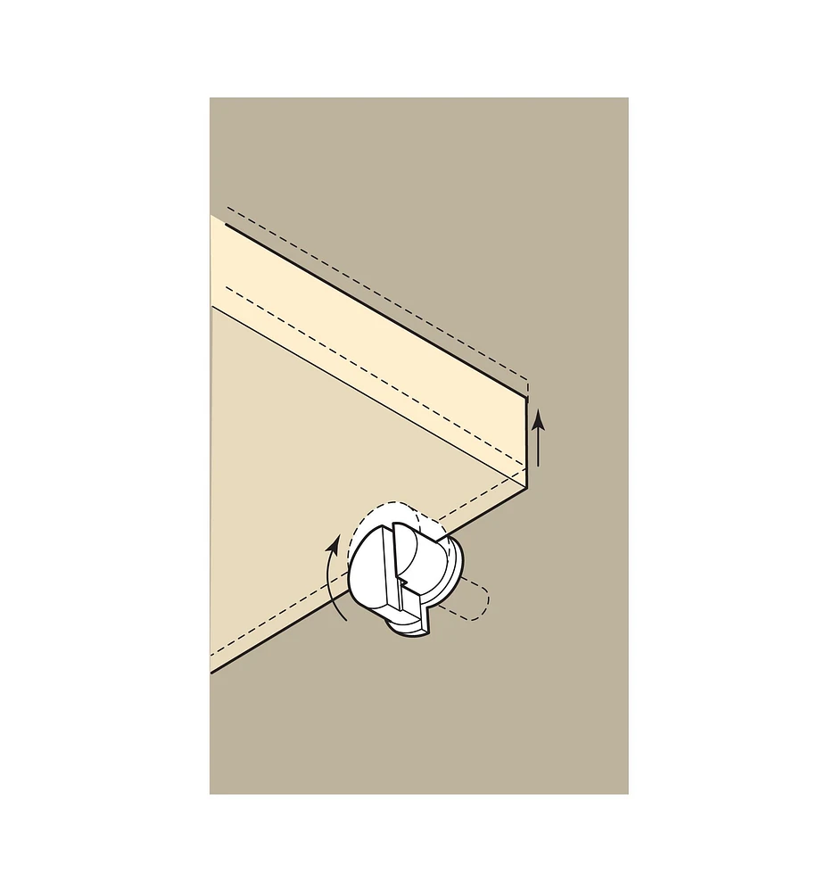 Spiral Shelf Supports