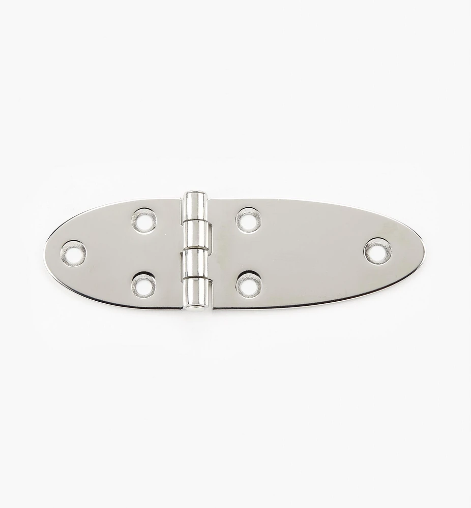 Standard Oval Stainless-Steel Hinges