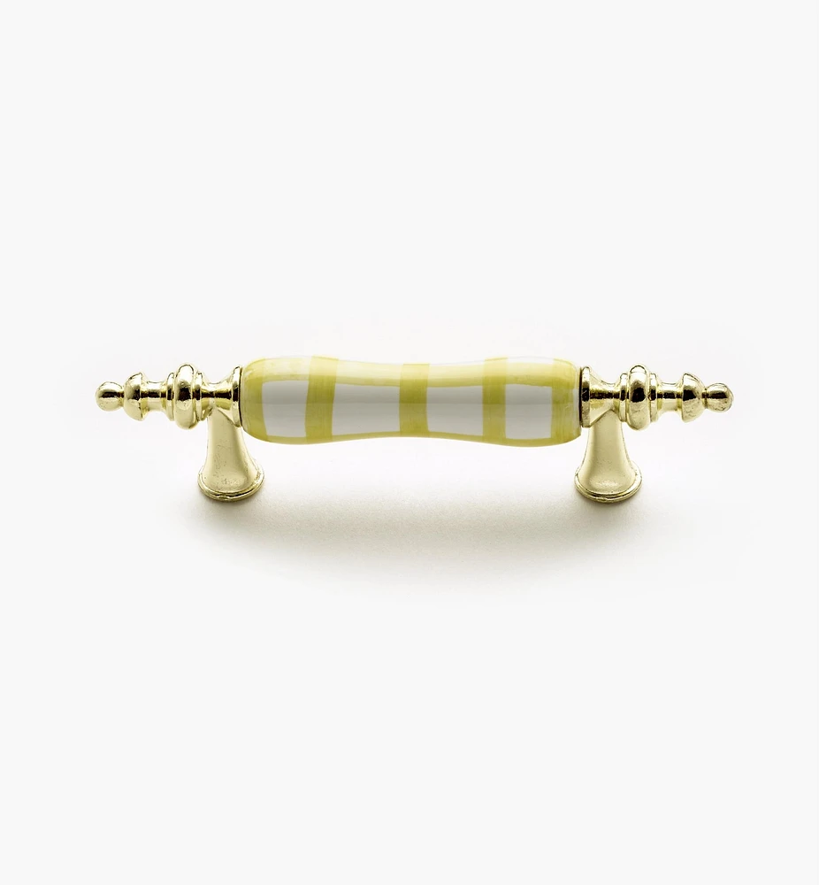 Brass/Ceramic Ornate Pulls
