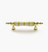 Brass/Ceramic Ornate Pulls
