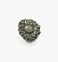 Cast Pewter Sunflower Knobs