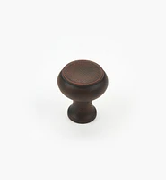 Dark Rust Patterned Knob