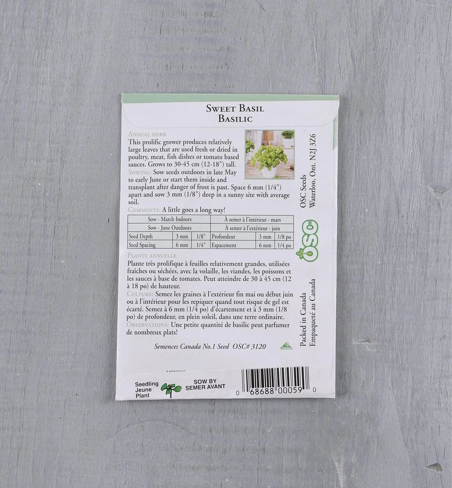 OSC Herb Seed Packets