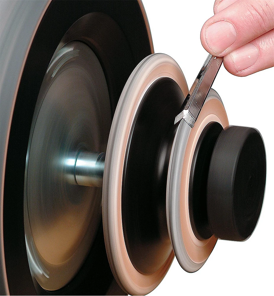Tormek Profiled Leather Honing Wheel Set