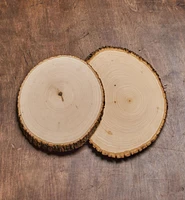 Live-Edge Oval Basswood Plaques