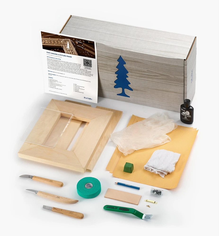 Make It Yourself Chip Carving a Picture Frame Kit