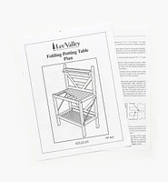 Folding Potting Table Plan