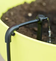 Clip-On Elbows for Drip and Low-Flow Irrigation Systems