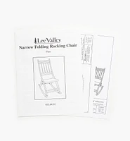 Narrow Folding Rocking Chair Plan