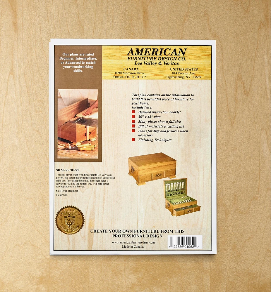 American Furniture Silver Chest Plan