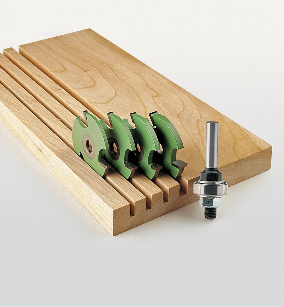 3-Wing Slotting Cutters with Shafts