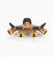 Four-Way Brass Manifold