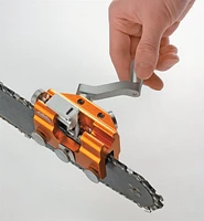 Hand-Crank Chain-Saw Sharpener