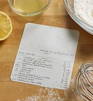 Spill-Proof Recipe Cards