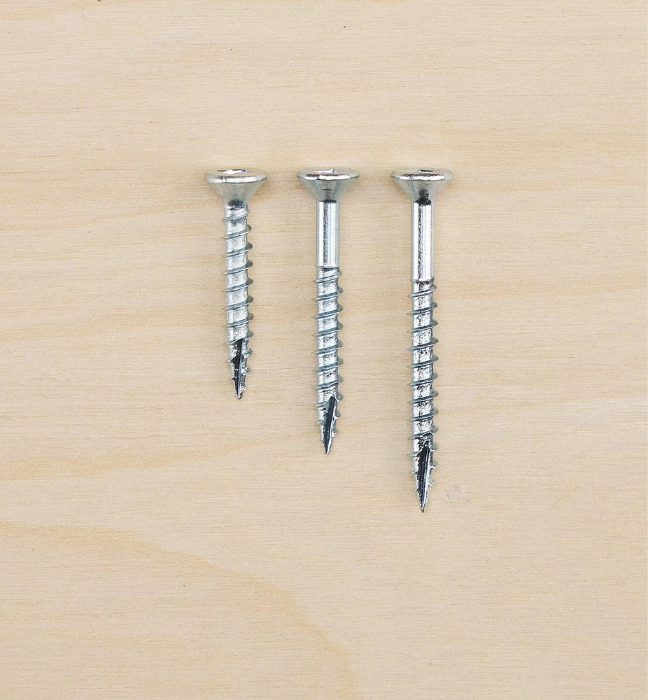 Square-Recess Hinge Edge Screws